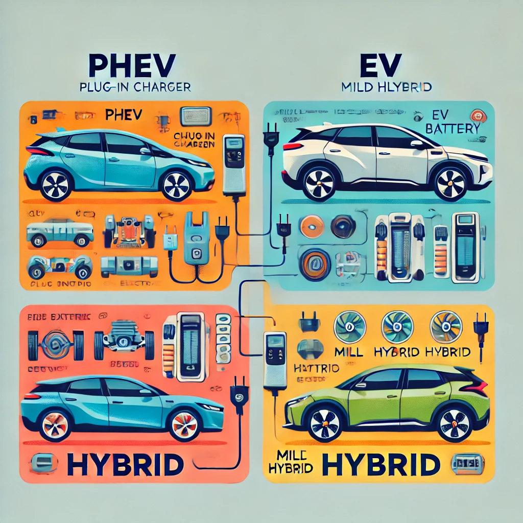 何が違うの？PHEV・EV・ハイブリッド・マイルドハイブリッド